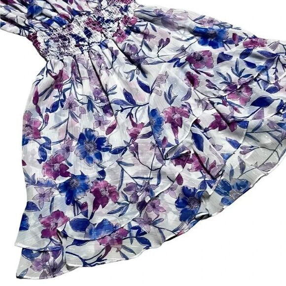 NWT MISA Los Angeles Almaha ruffle floral Dress in Amethyst Floral sz small - Picture 8 of 12